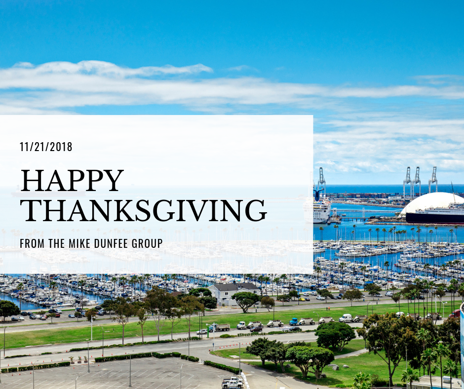 11/21/2018 - Happy Thanksgiving from the Mike Dunfee Group